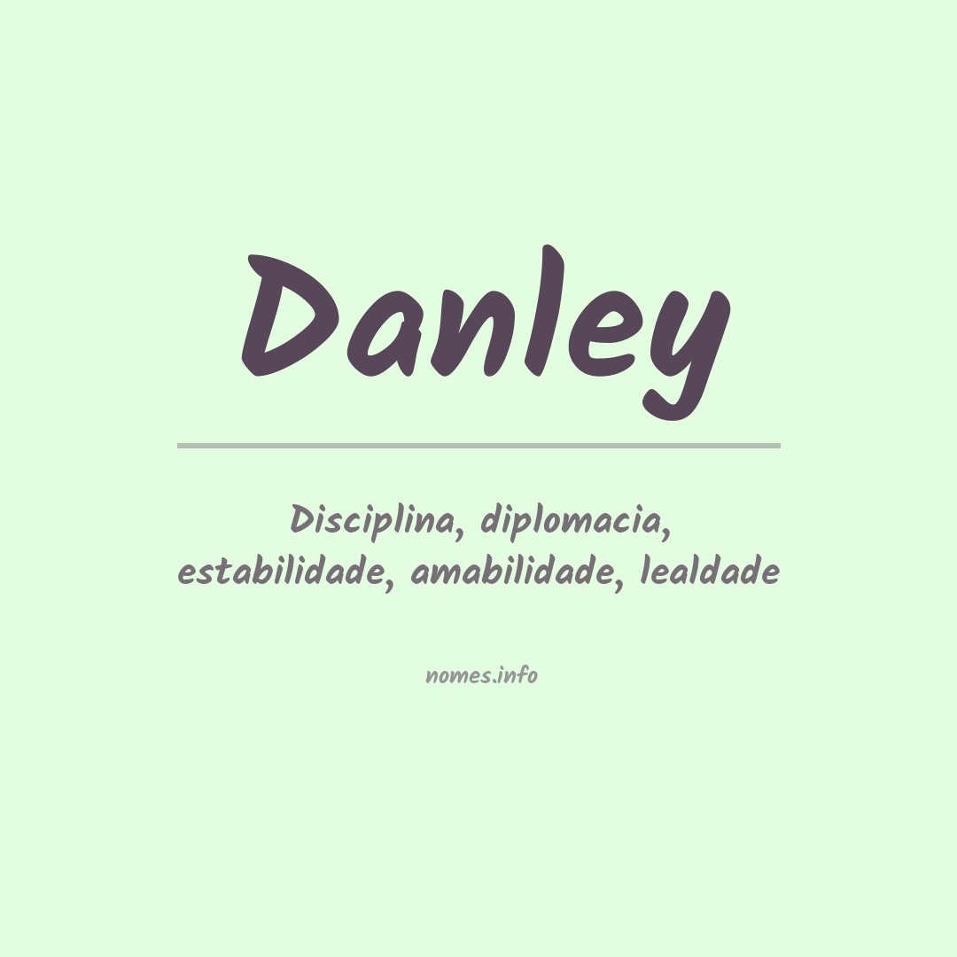 Significado do nome Danley