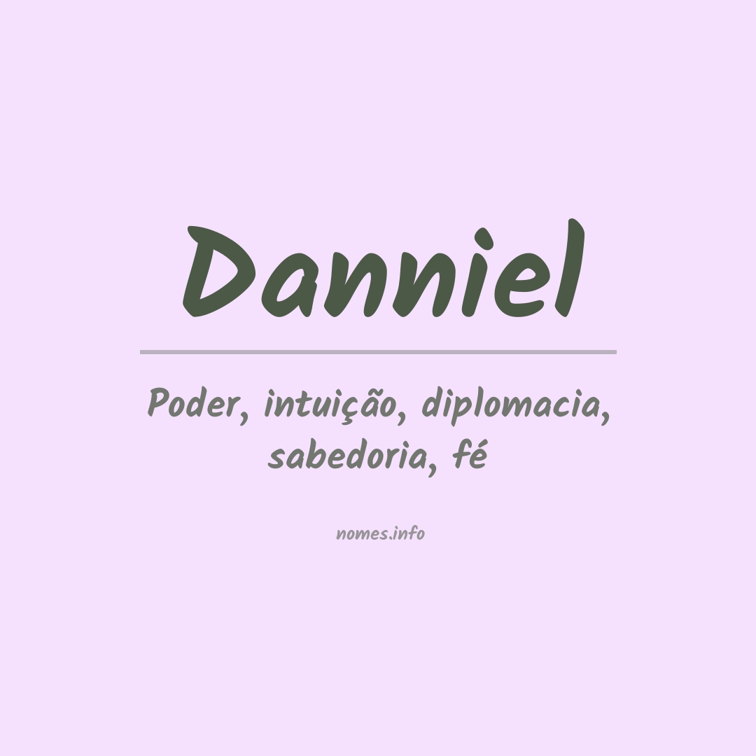 Significado do nome Danniel