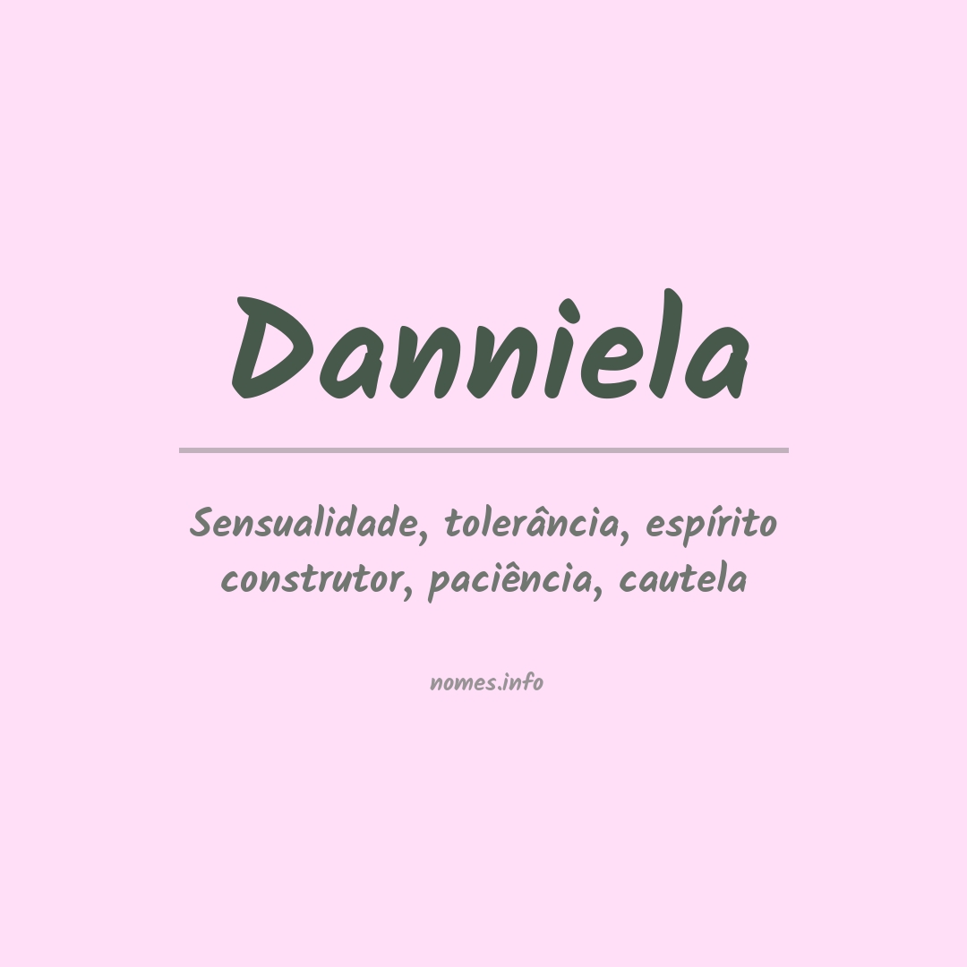 Significado do nome Danniela