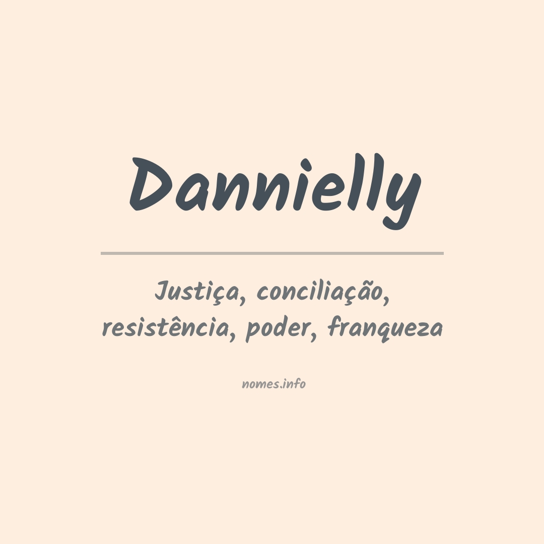 Significado do nome Dannielly