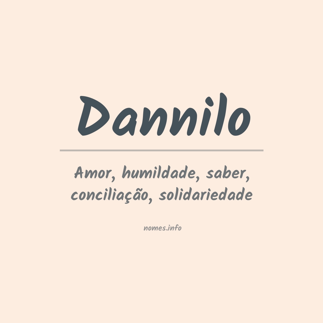 Significado do nome Dannilo