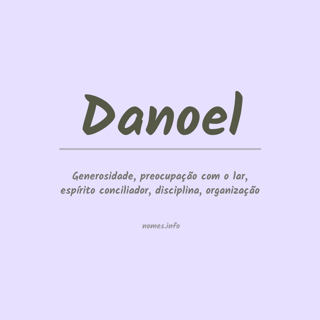 Significado do nome Danoel