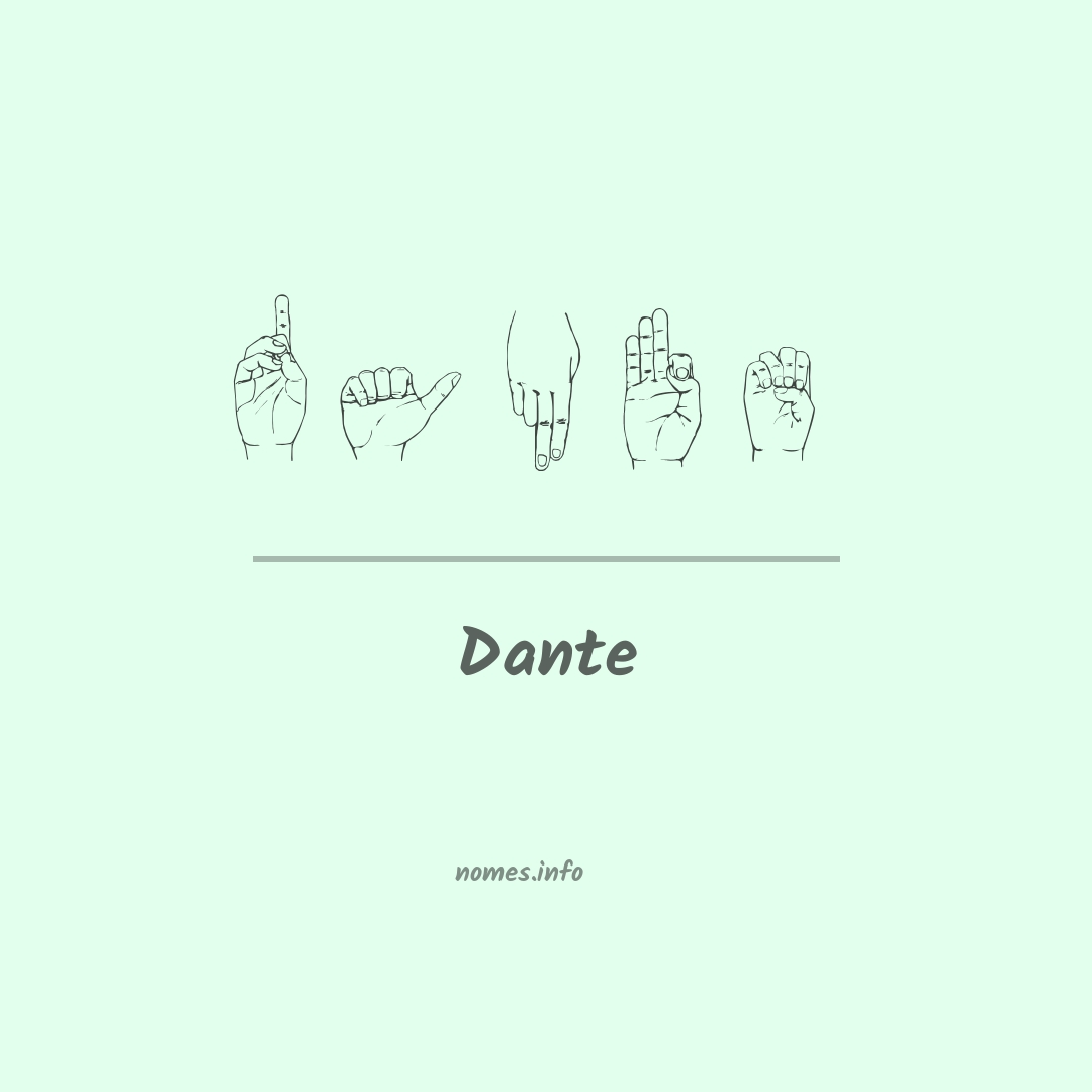 Dante em Libras