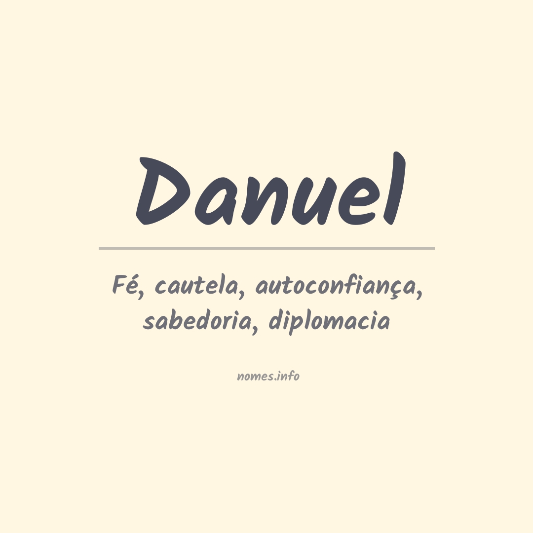 Significado do nome Danuel