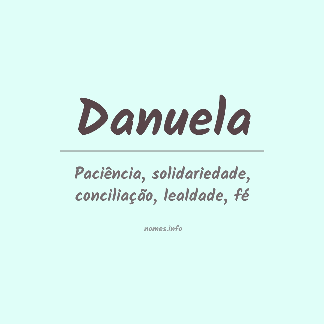 Significado do nome Danuela