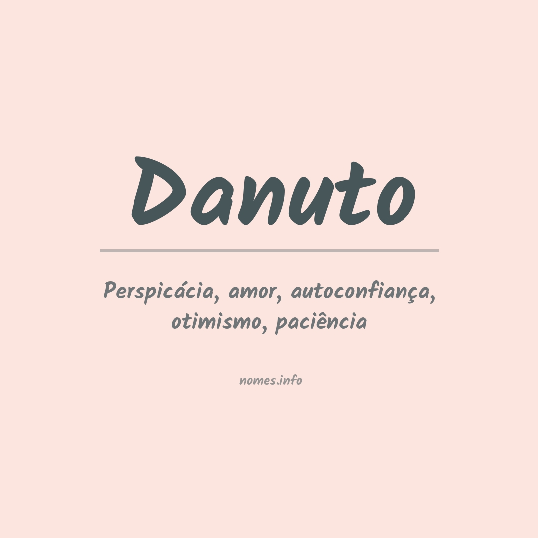 Significado do nome Danuto