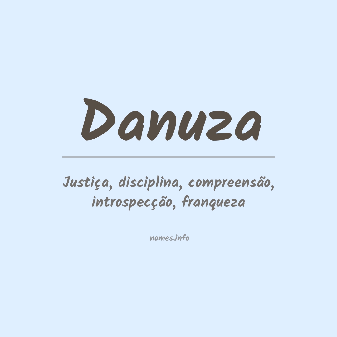 Significado do nome Danuza