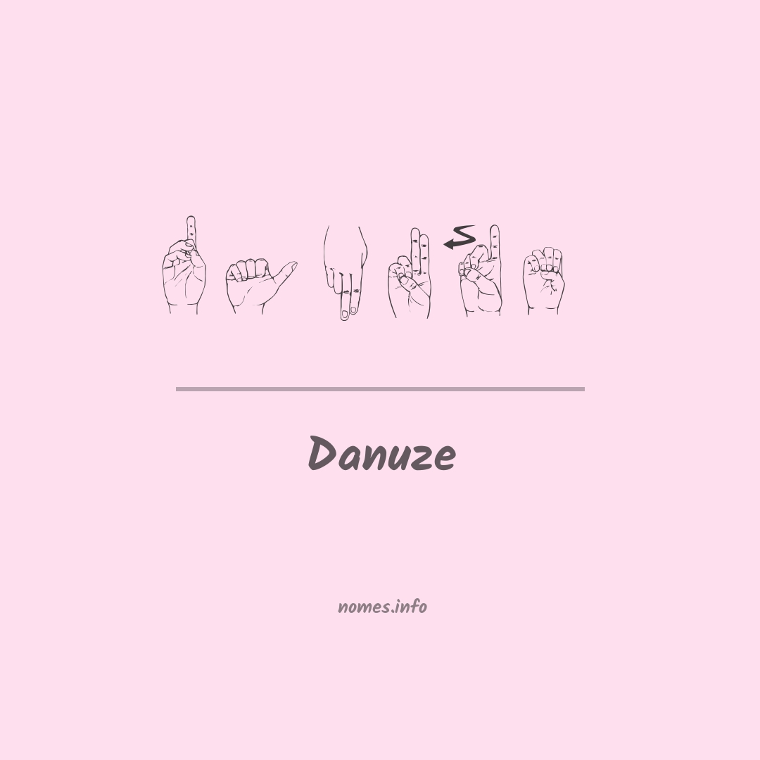 Danuze em Libras
