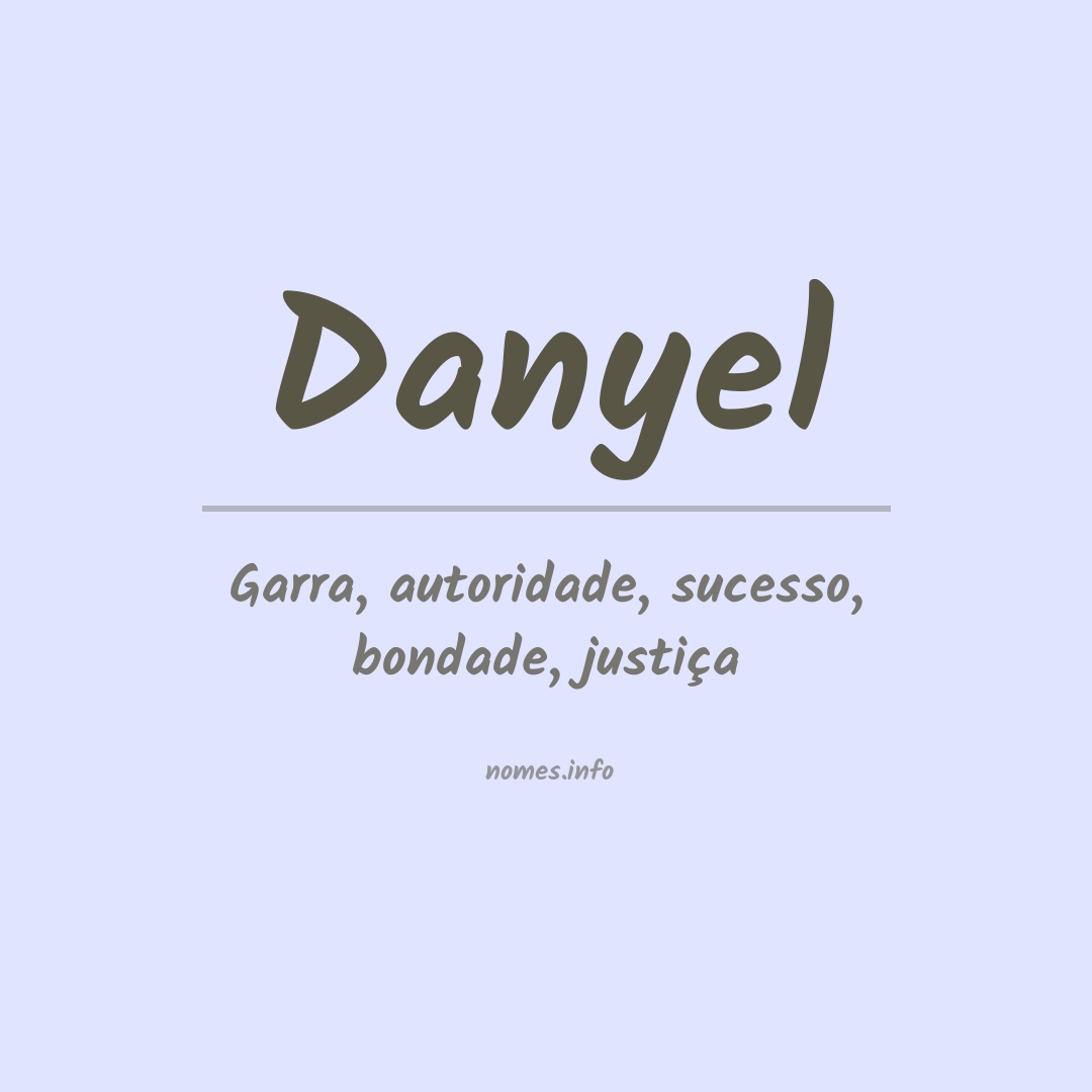 Significado do nome Danyel