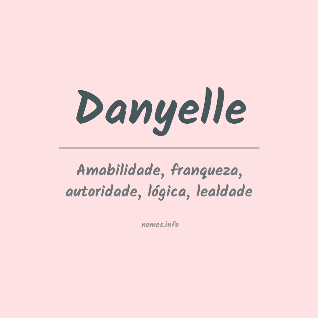 Significado do nome Danyelle