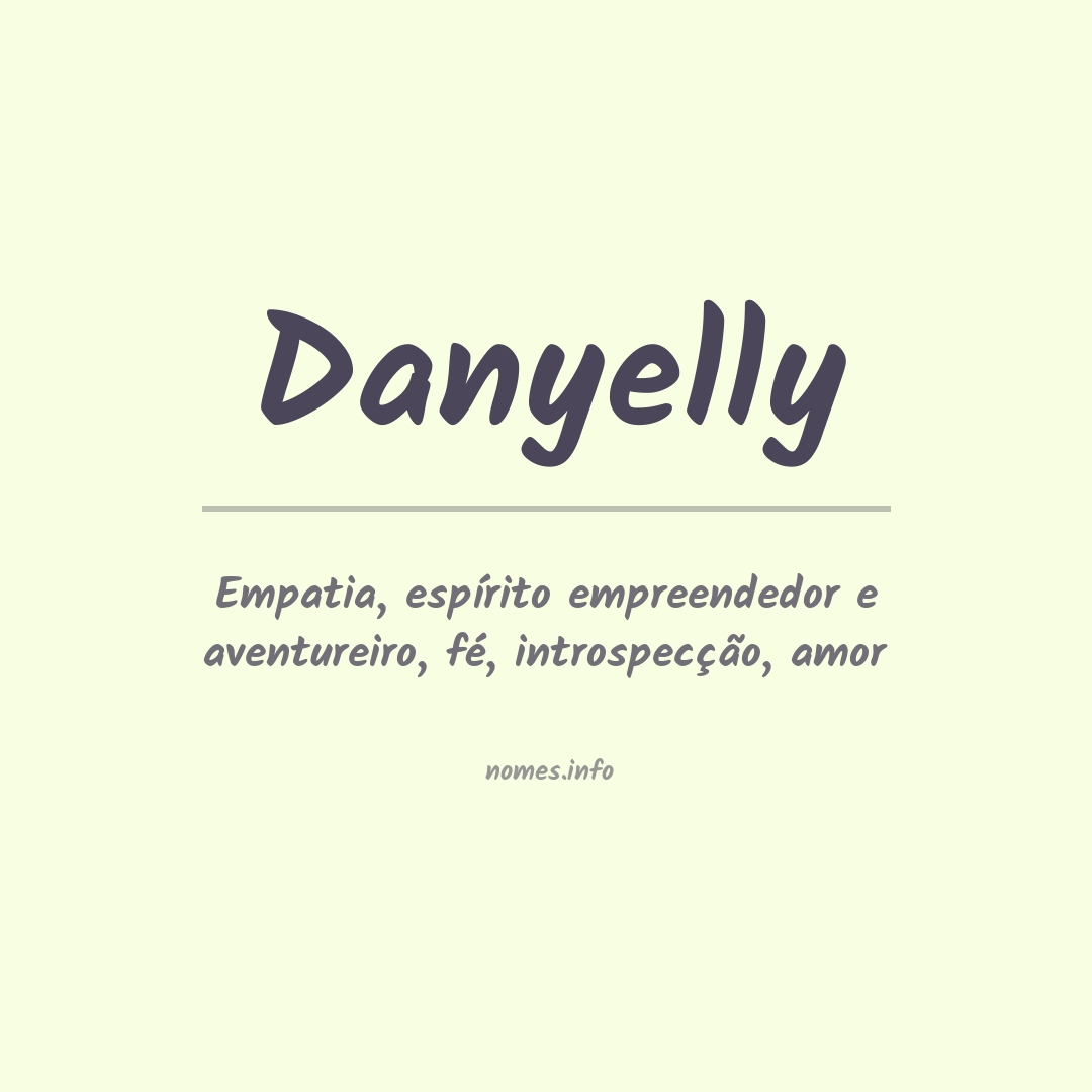 Significado do nome Danyelly