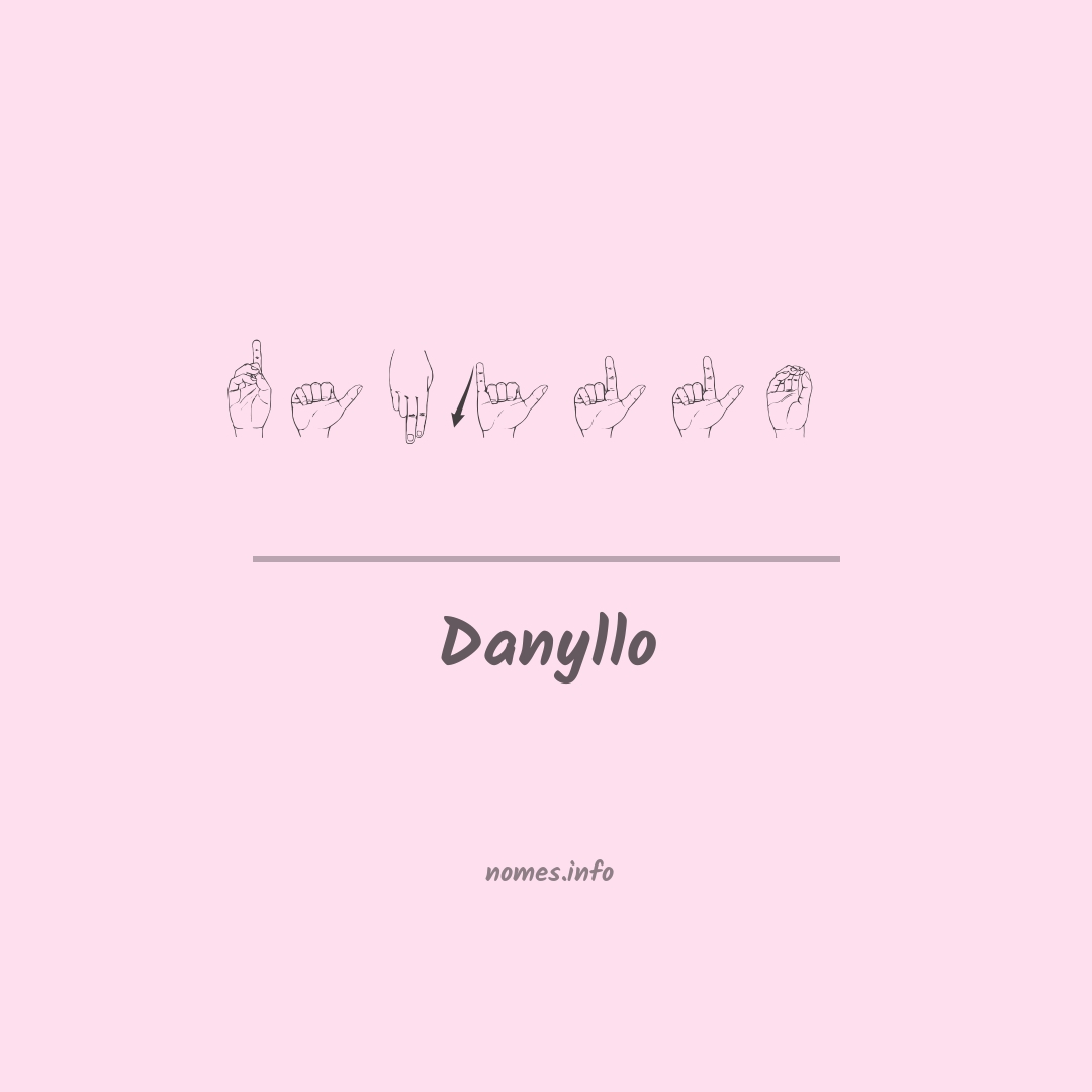 Danyllo em Libras