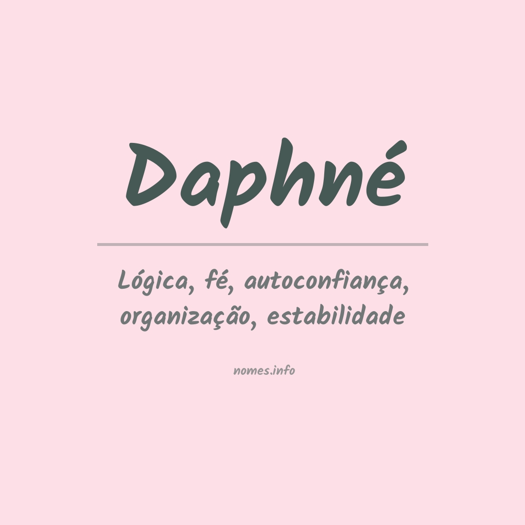 Significado do nome Daphné