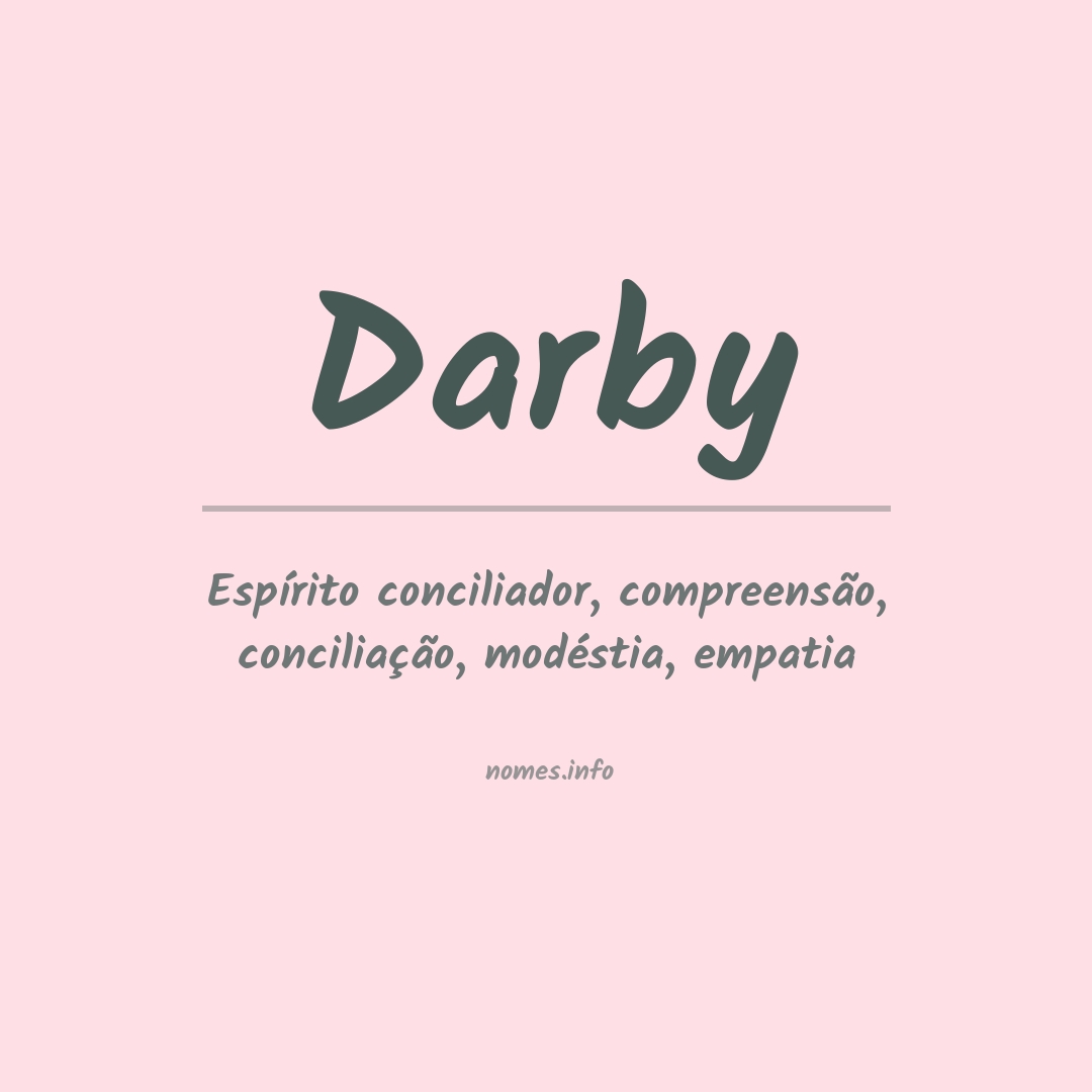 Significado do nome Darby