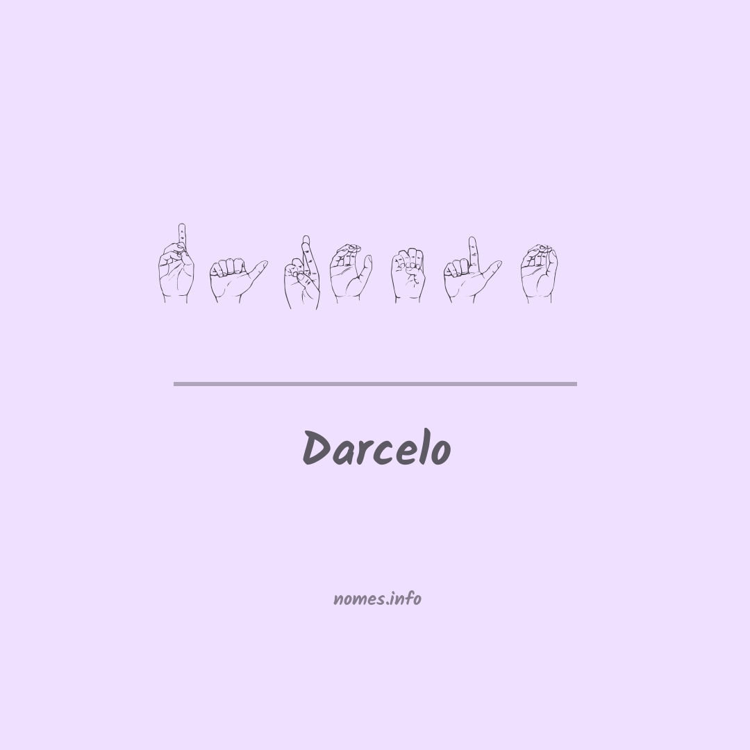 Darcelo em Libras