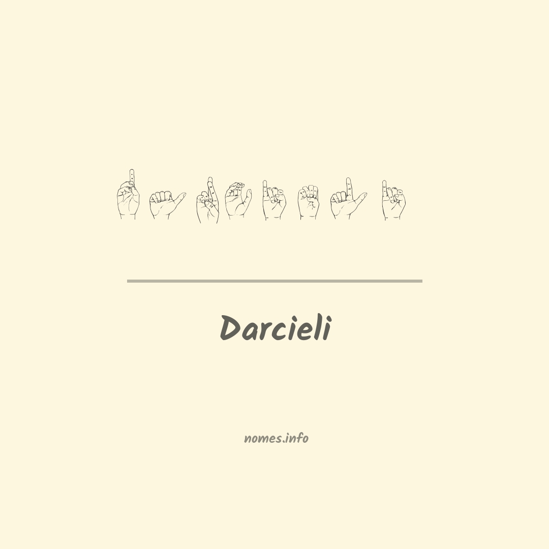 Darcieli em Libras
