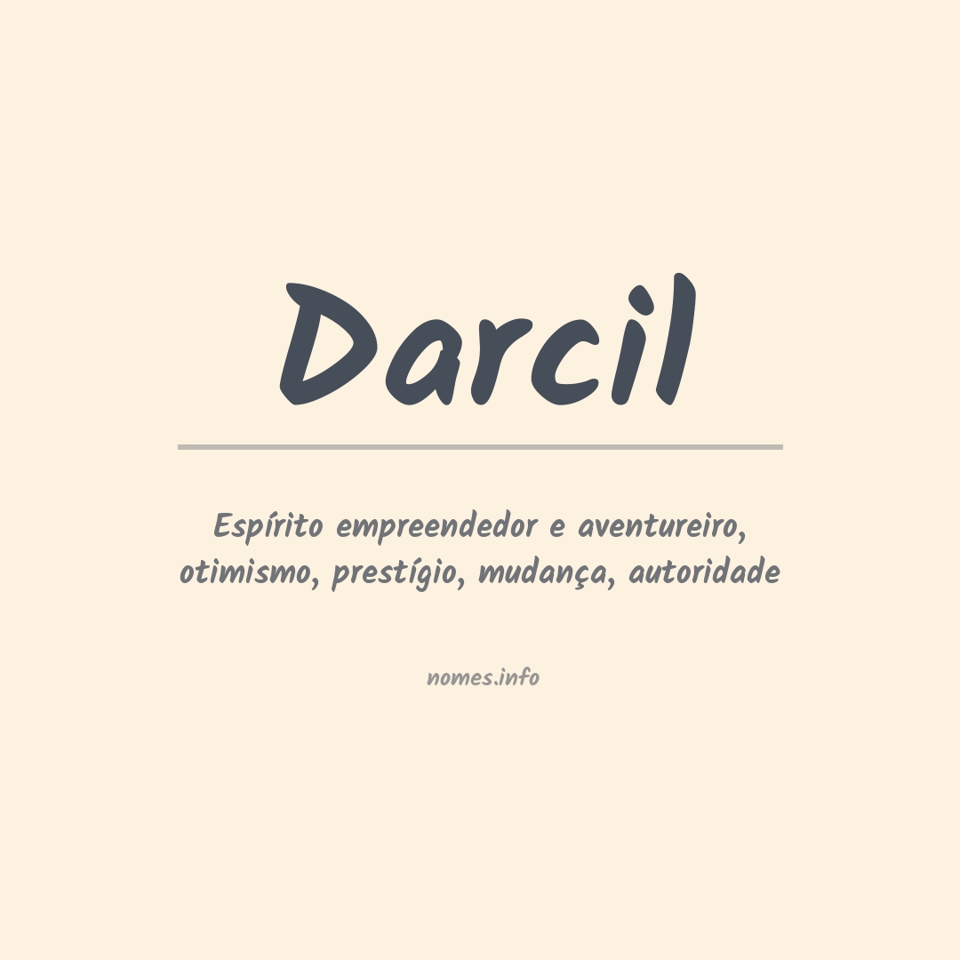 Significado do nome Darcil
