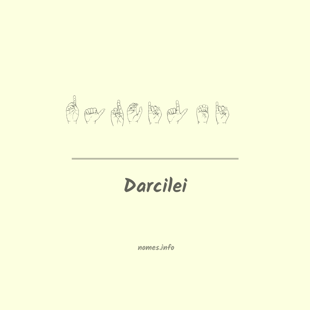 Darcilei em Libras