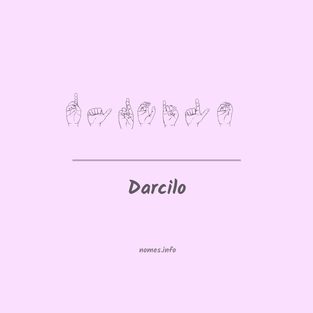 Darcilo em Libras