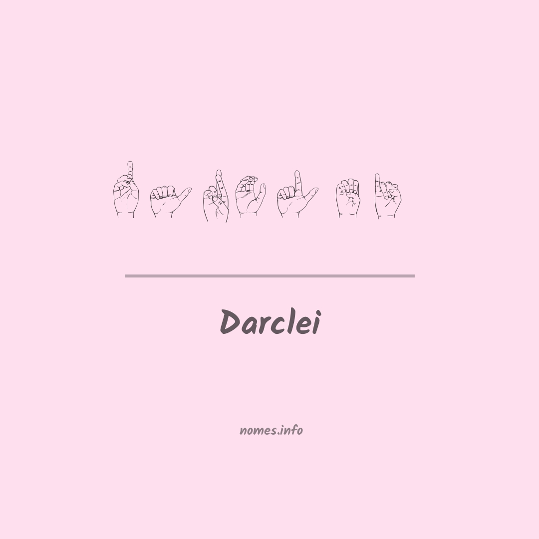 Darclei em Libras