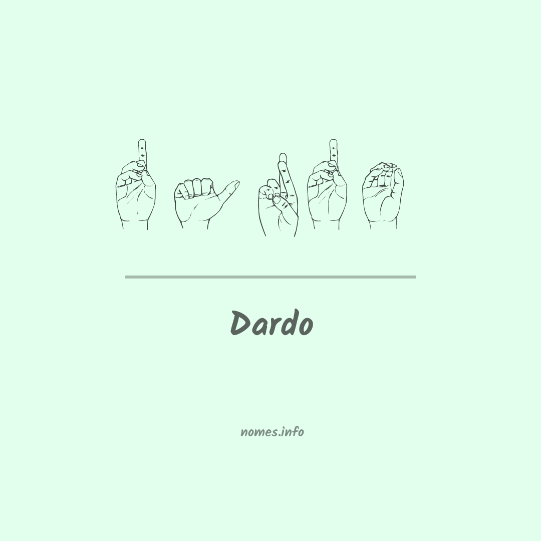 Dardo em Libras