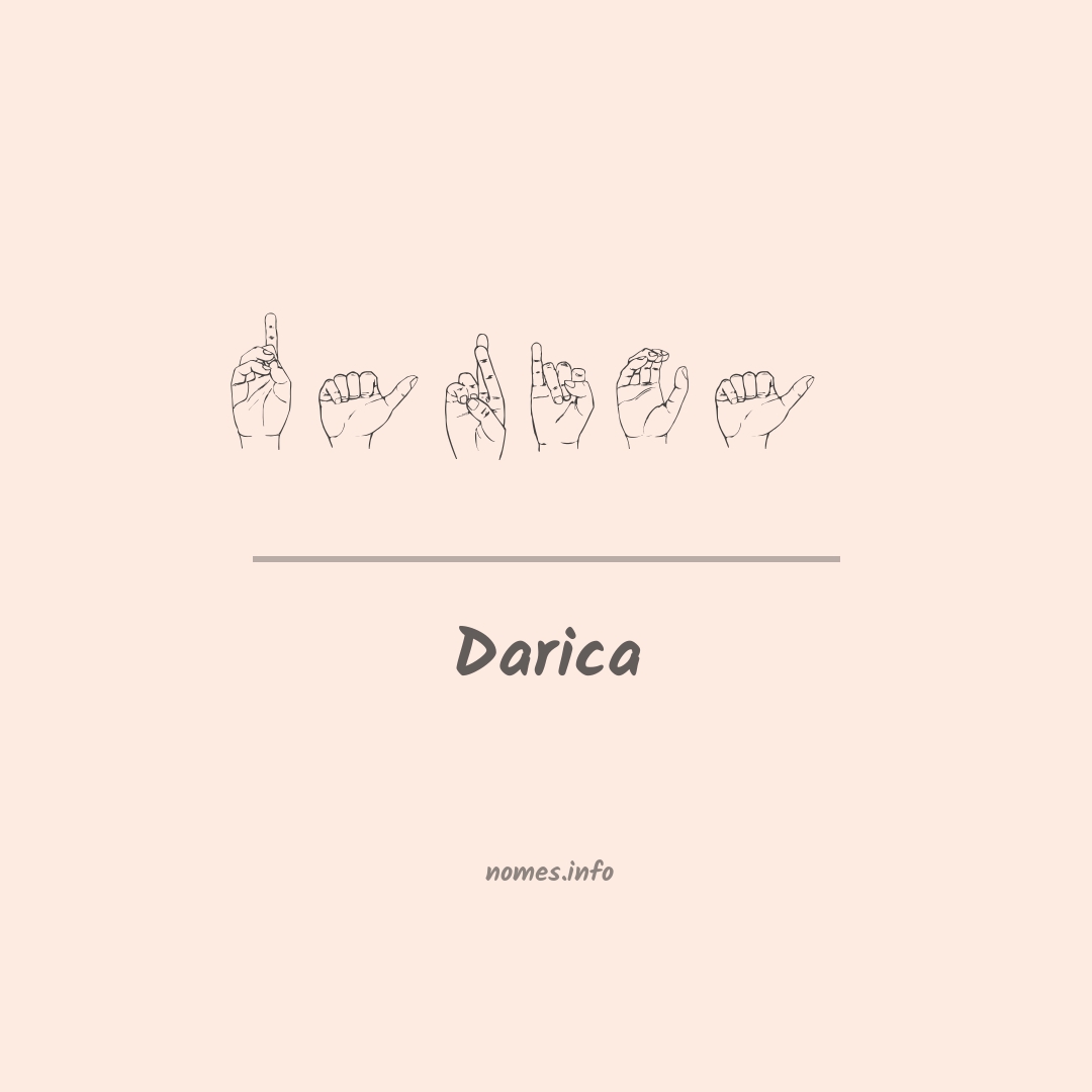 Darica em Libras