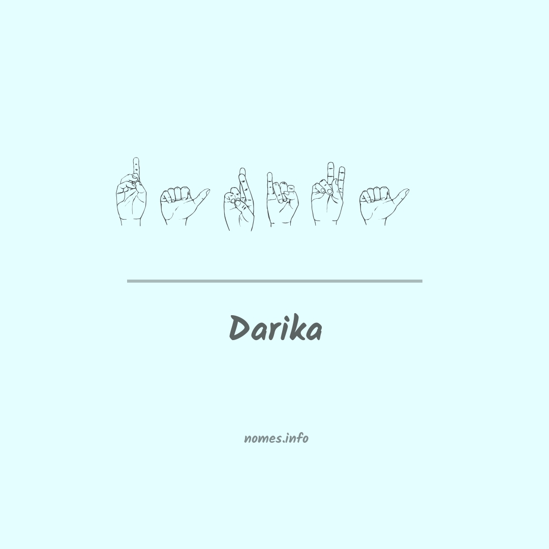Darika em Libras