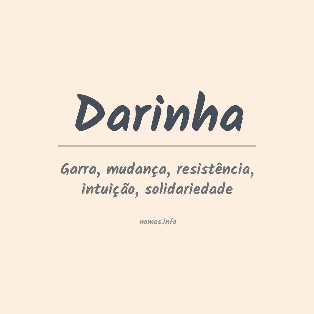 Significado do nome Darinha