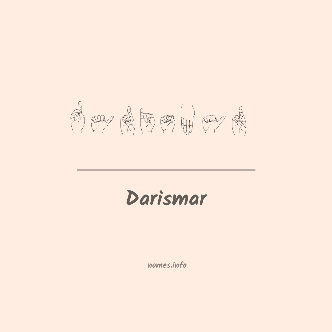 Darismar em Libras