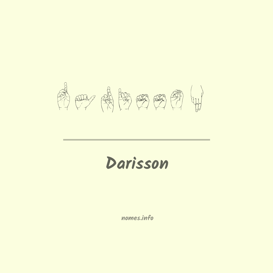 Darisson em Libras