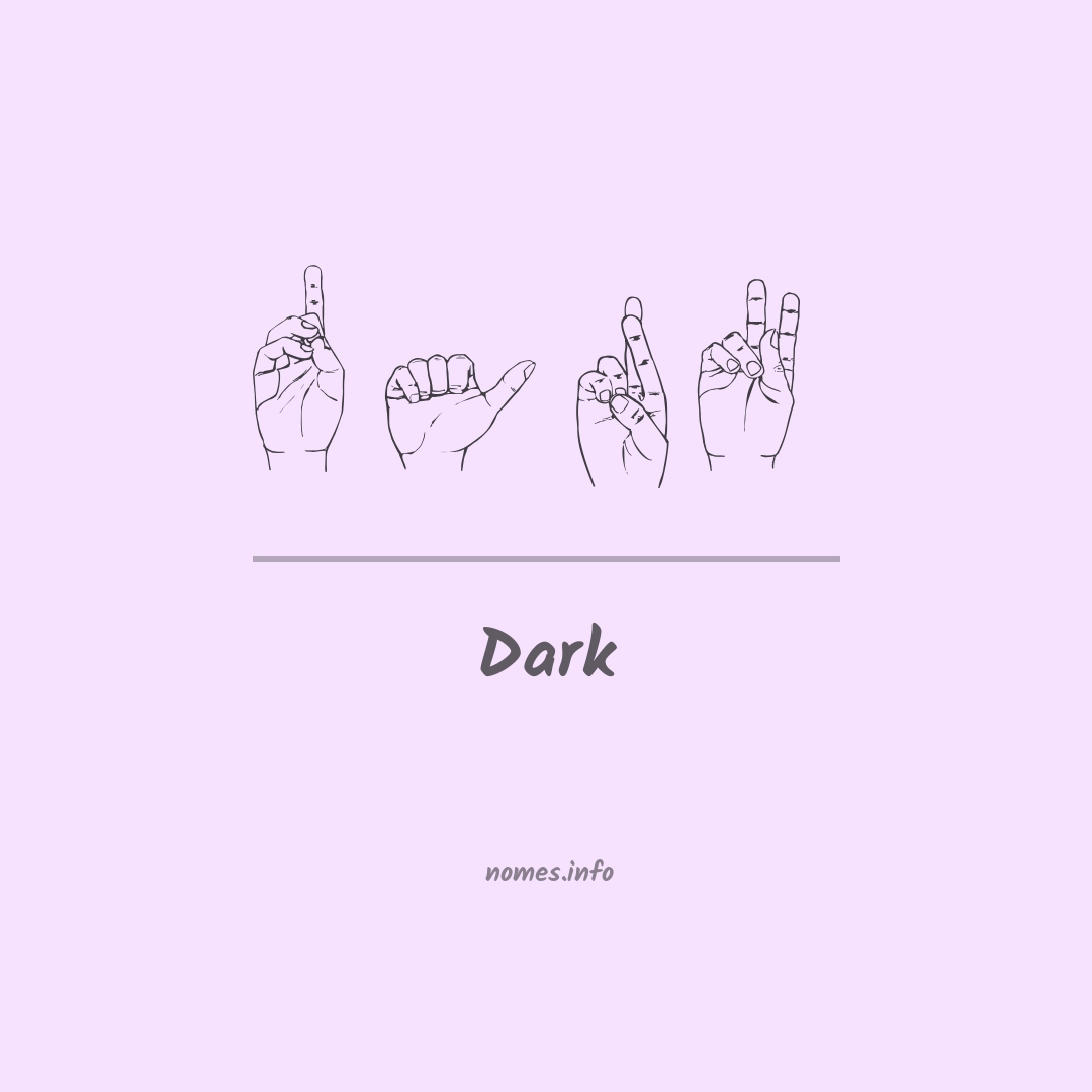 Dark em Libras