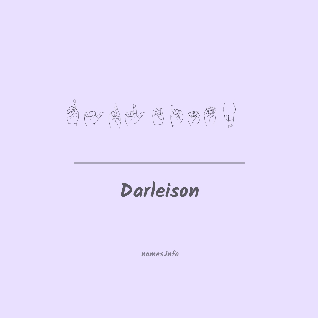 Darleison em Libras