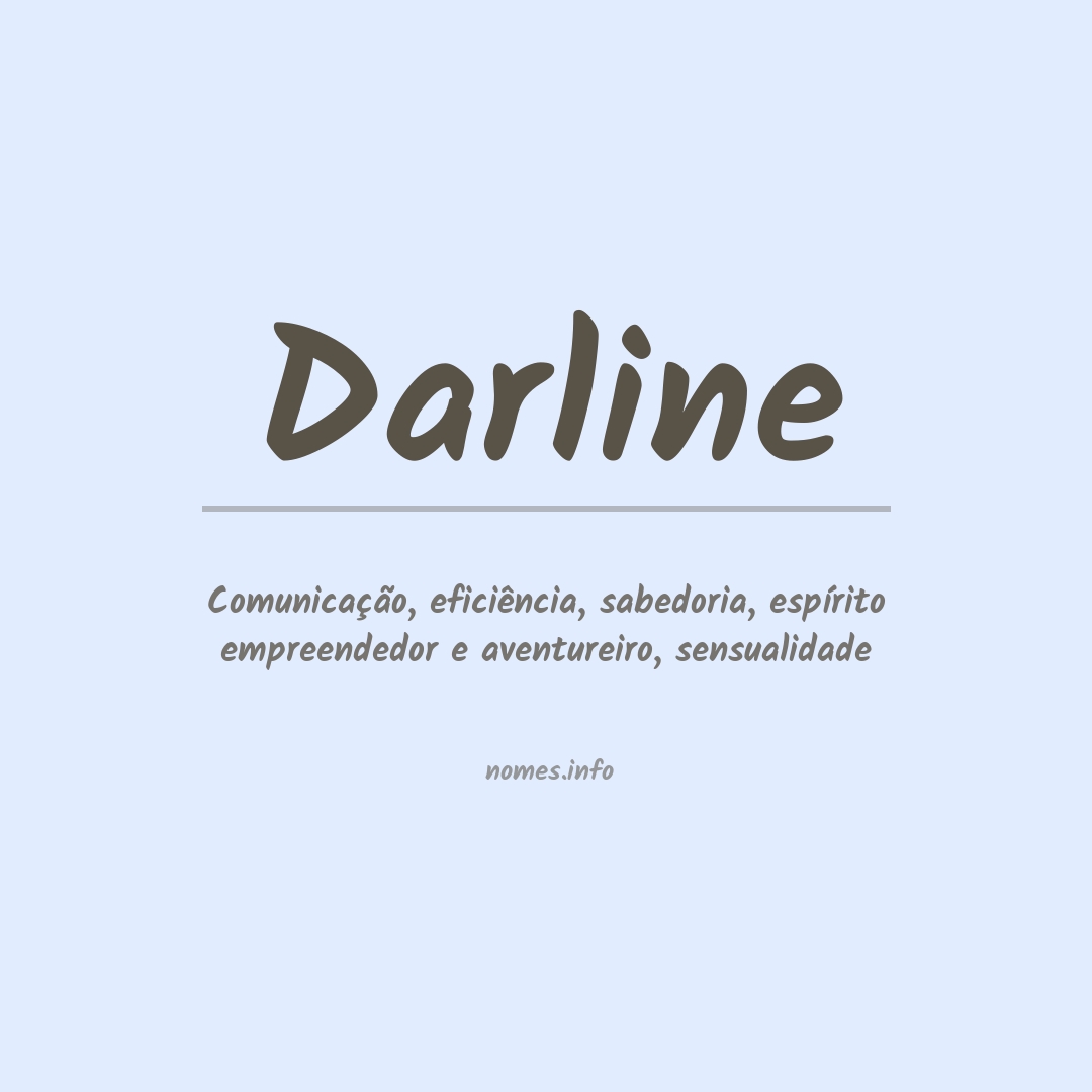 Significado do nome Darline