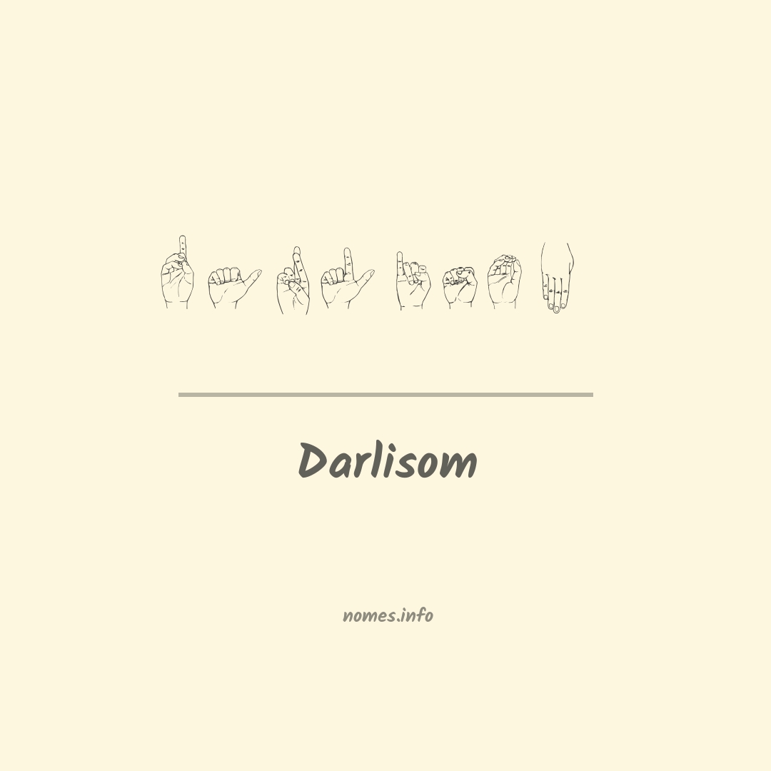 Darlisom em Libras