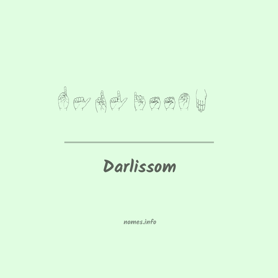 Darlissom em Libras