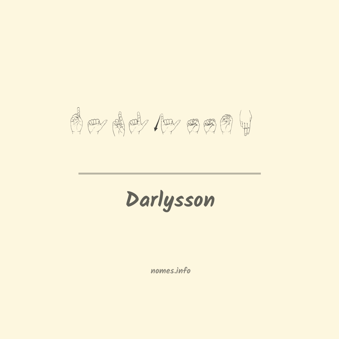 Darlysson em Libras
