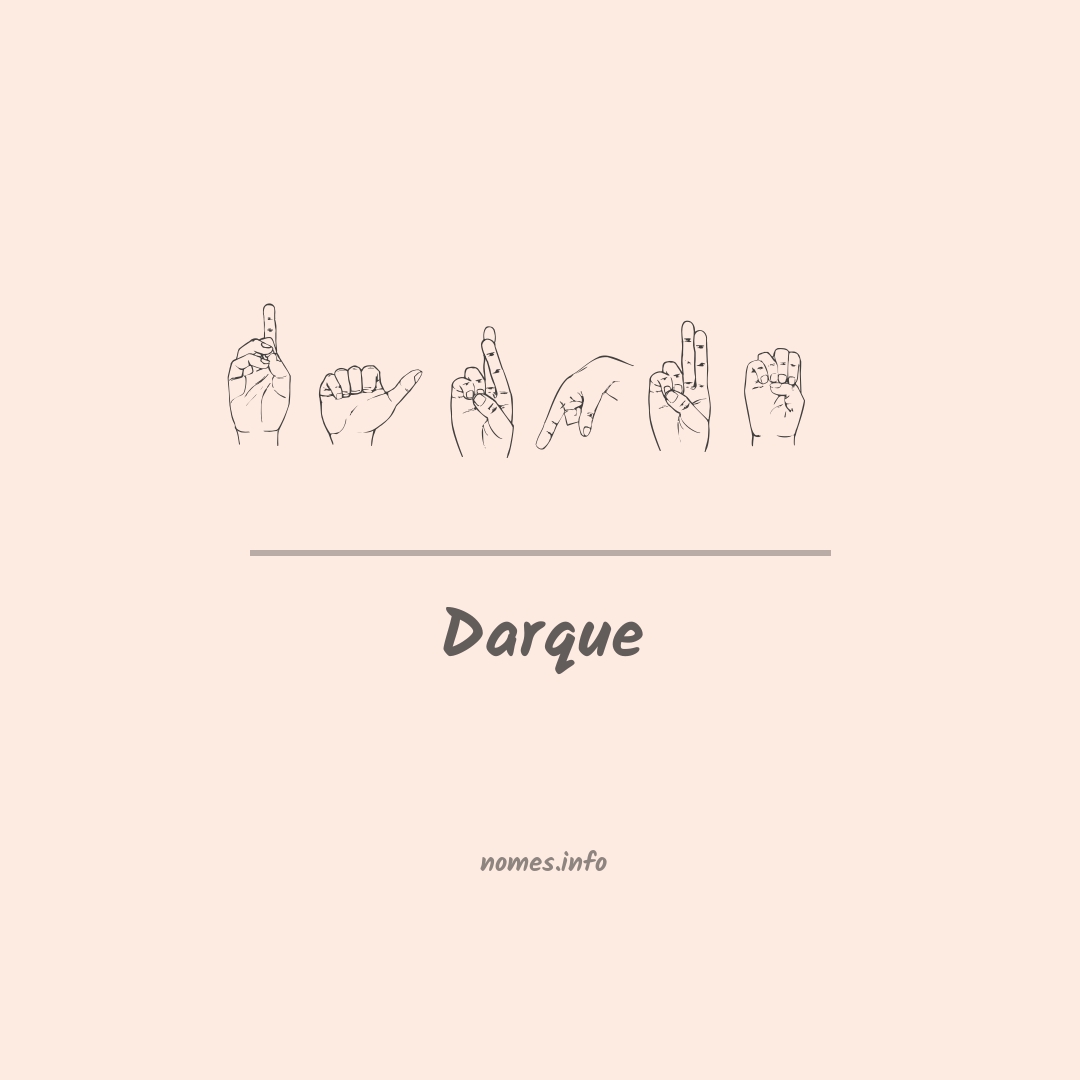 Darque em Libras