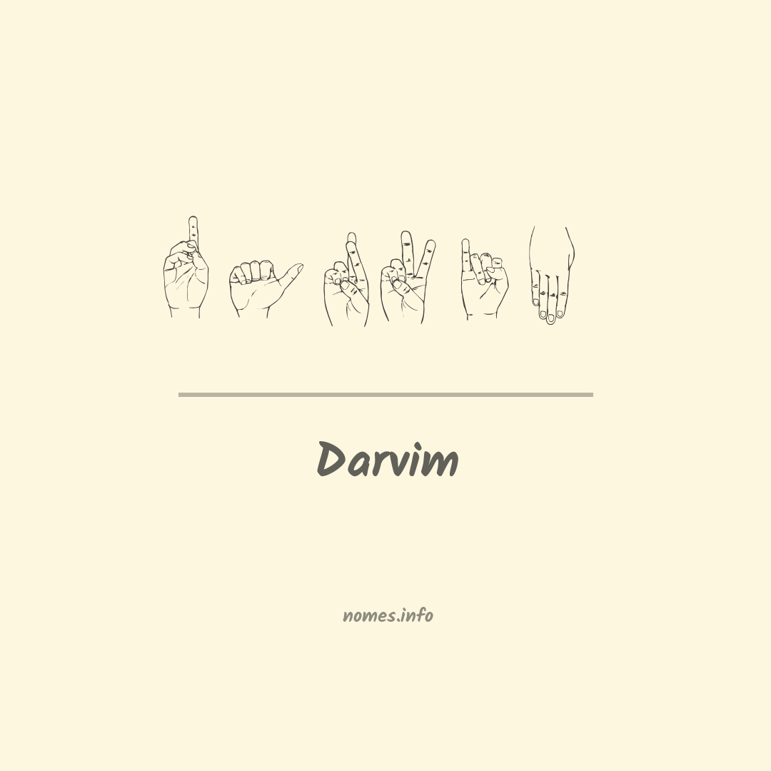 Darvim em Libras