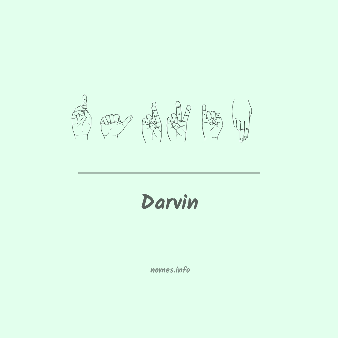 Darvin em Libras