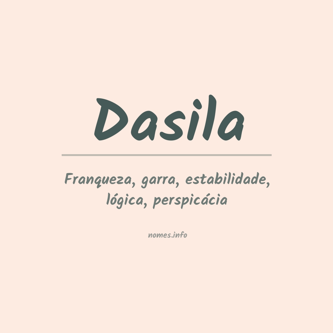 Significado do nome Dasila