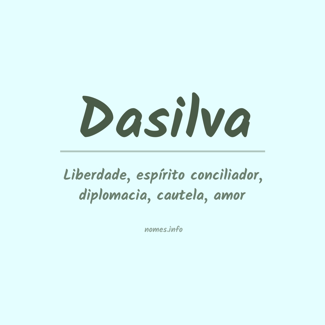 Significado do nome Dasilva