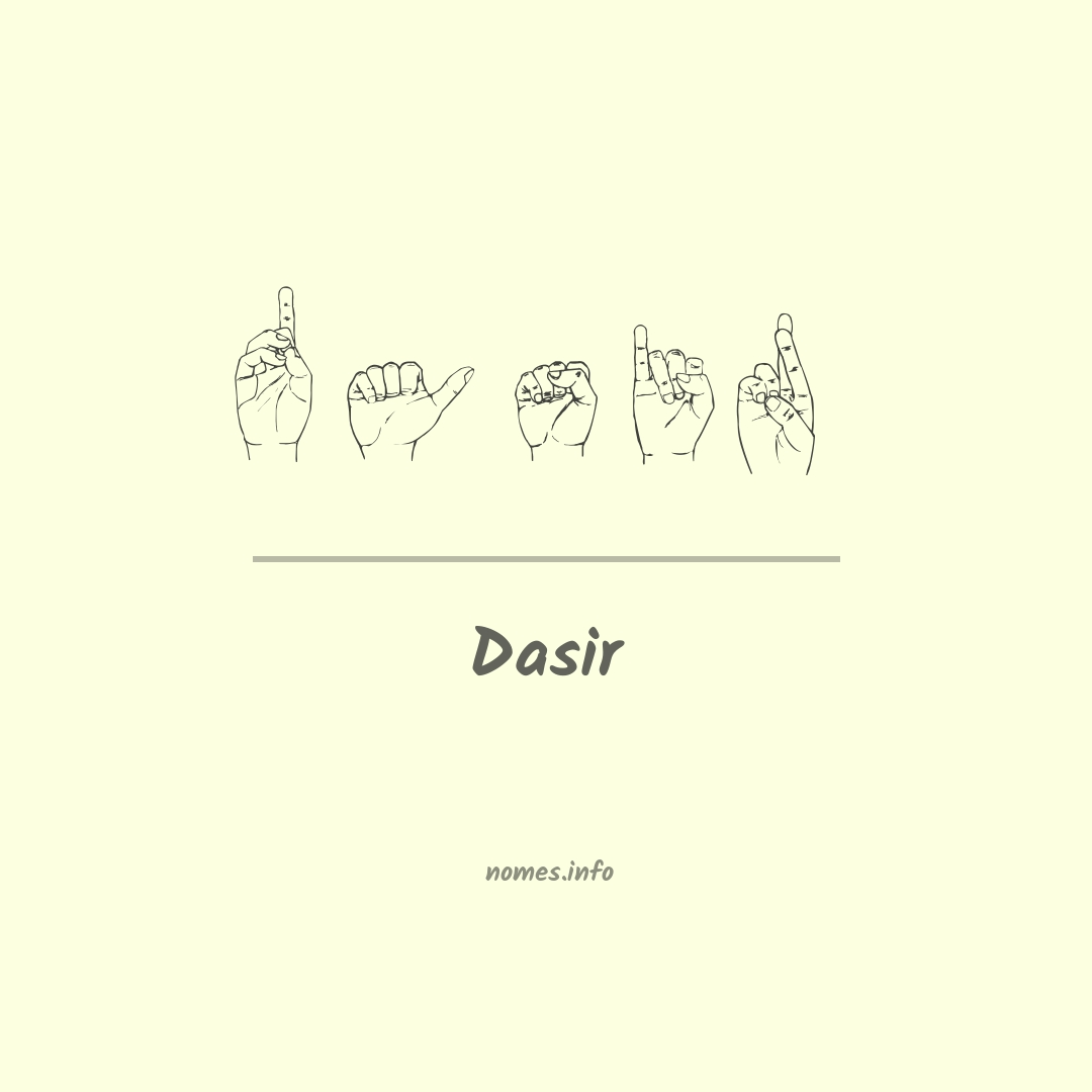 Dasir em Libras