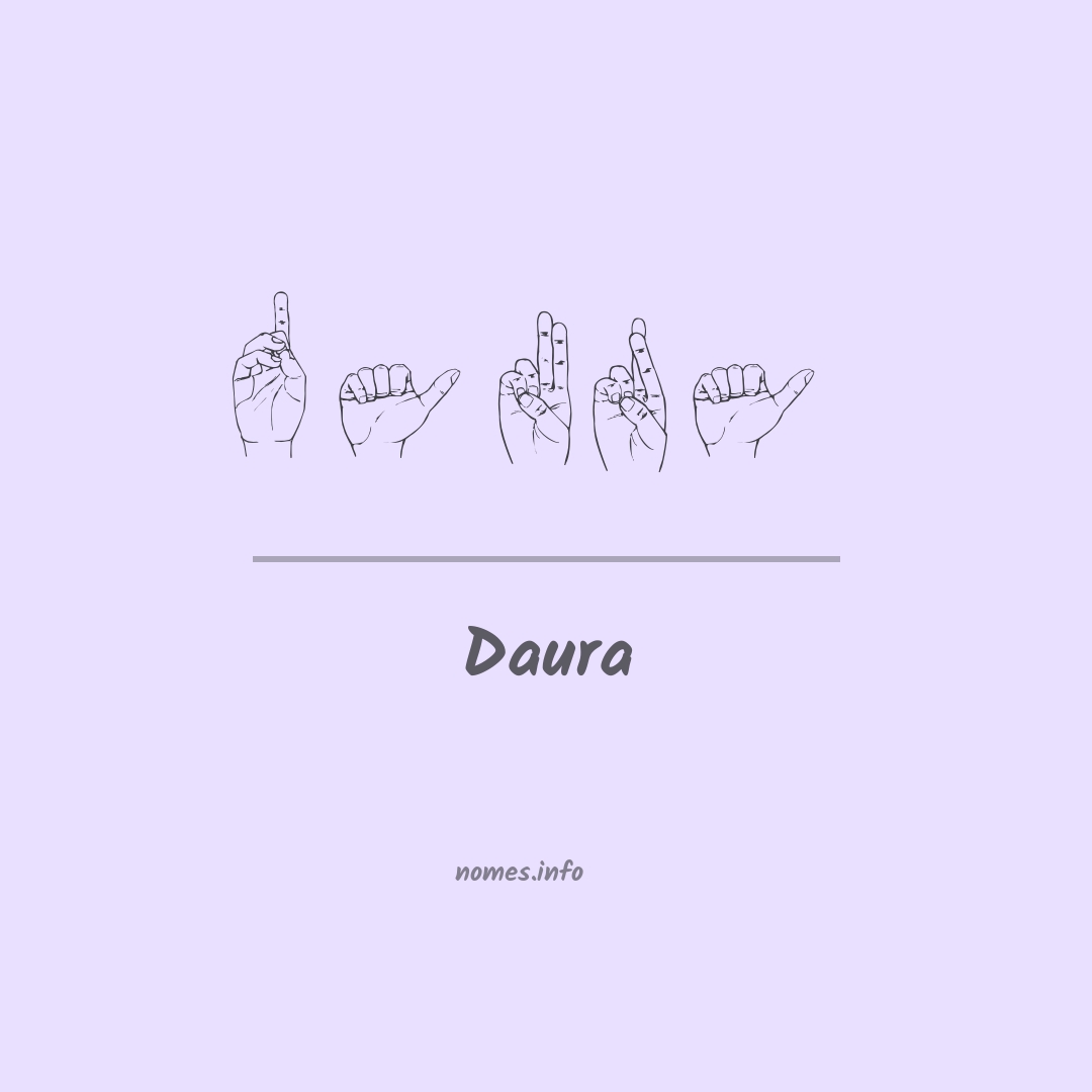Daura em Libras Daura em Libras
