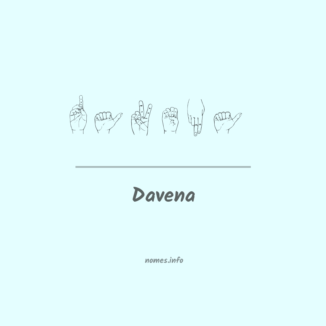 Davena em Libras