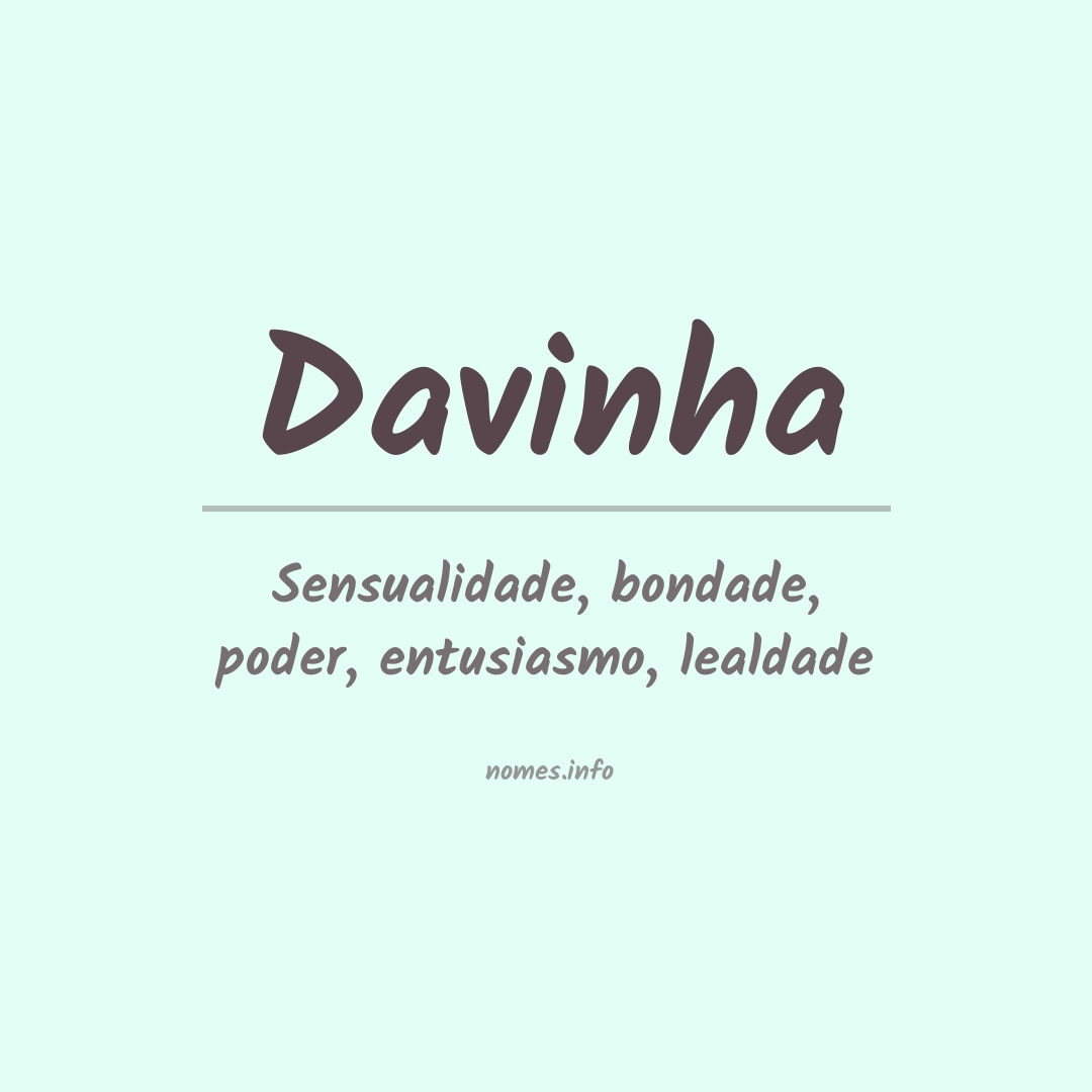 Significado do nome Davinha
