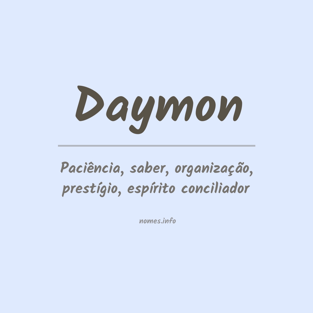 Significado do nome Daymon