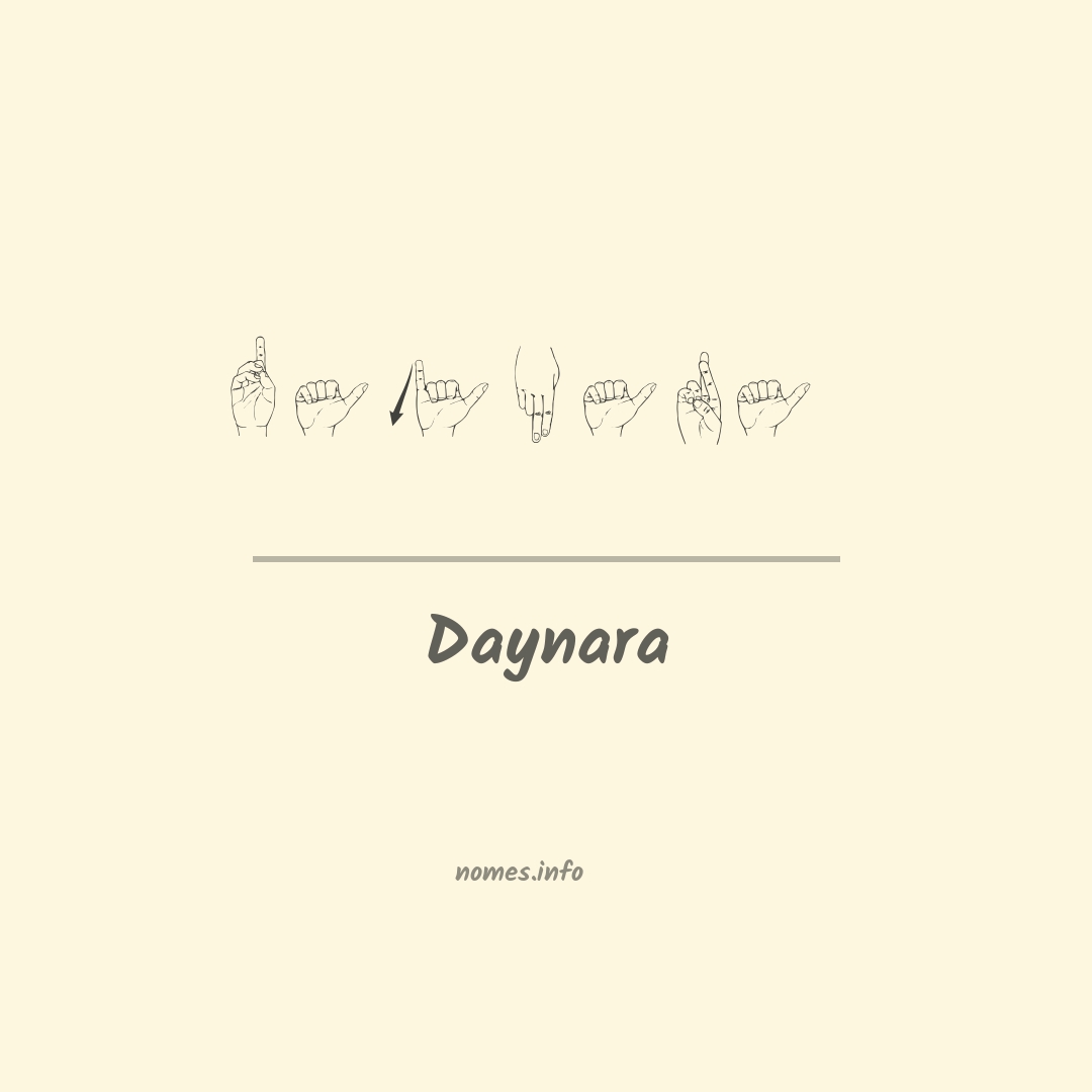 Daynara em Libras