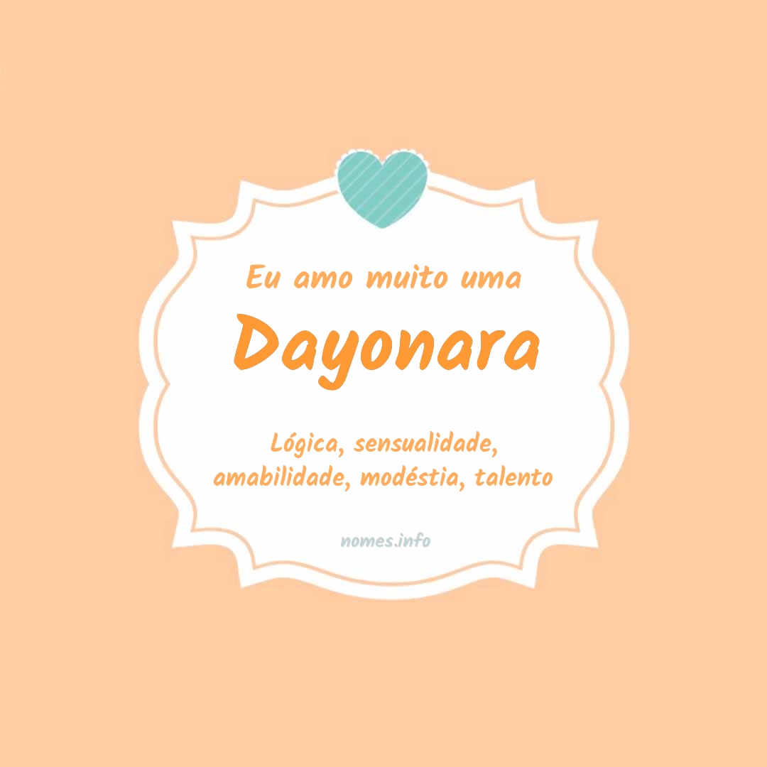 Eu amo muito Dayonara