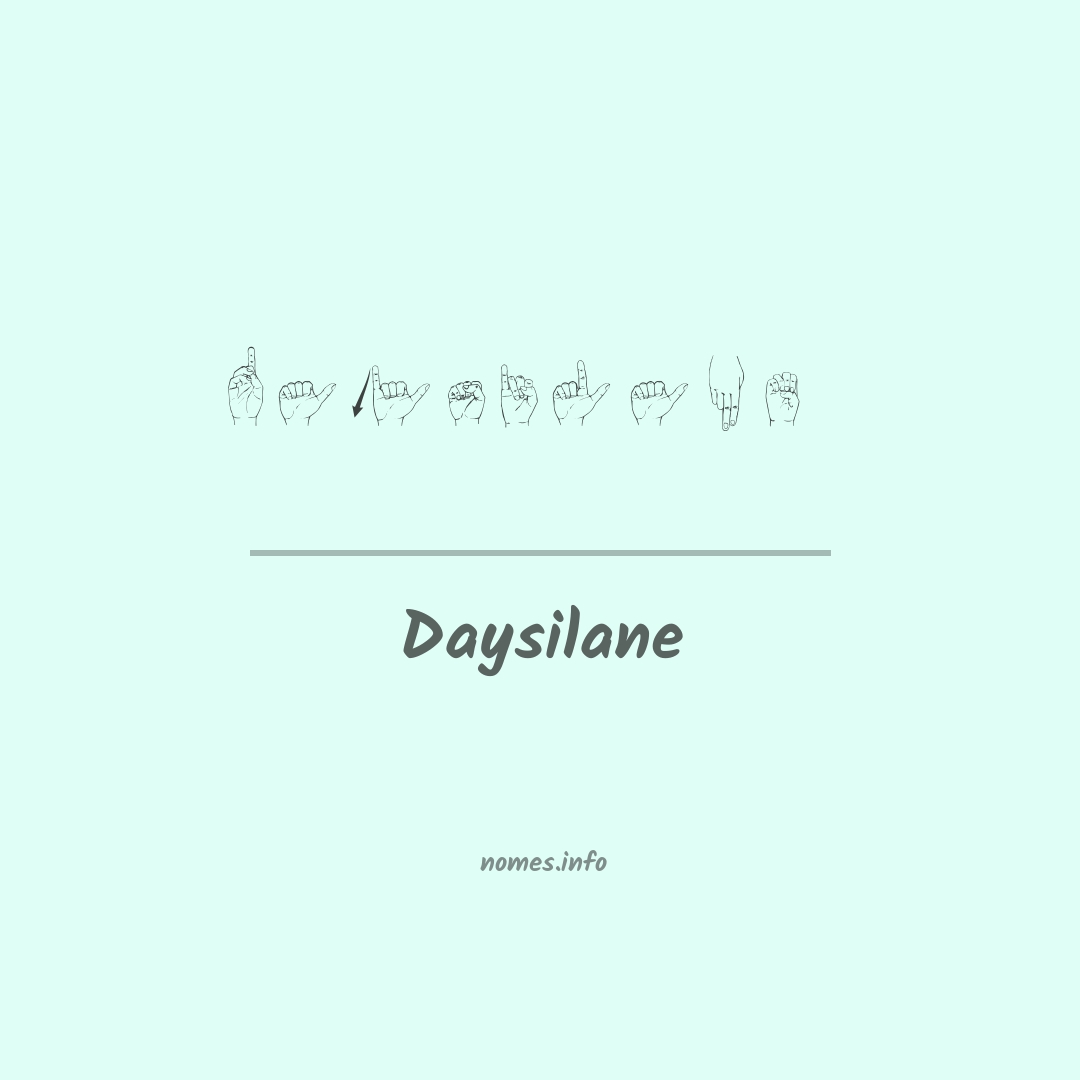 Daysilane em Libras