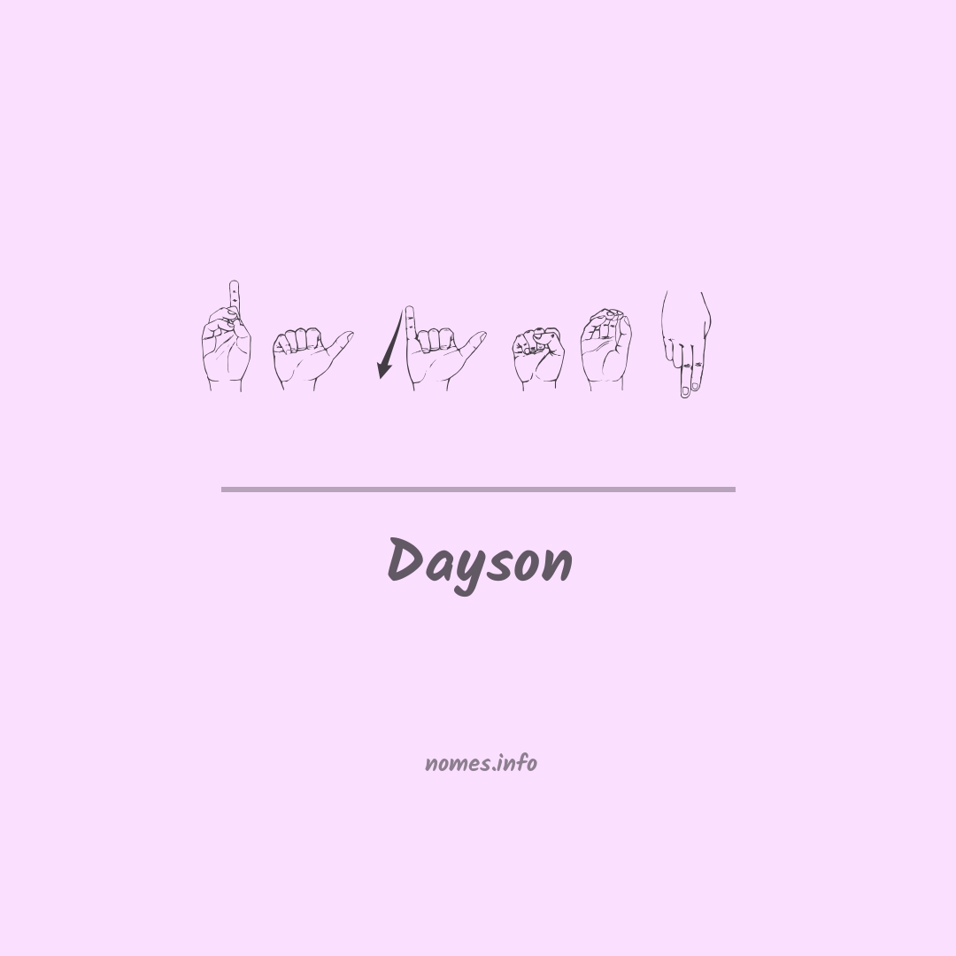 Dayson em Libras